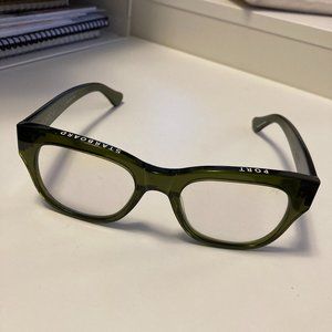 CADDIS Readers: Miklos Reading Glasses 1.5 Lens Magnification - Heritage Green